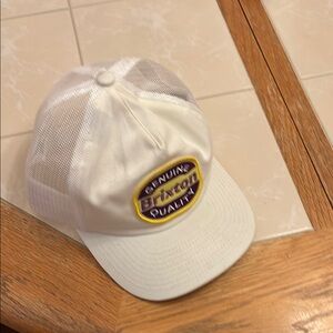 Brixton White Mesh Trucker Hat